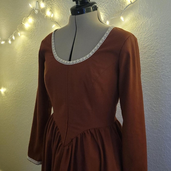Handmade Linen Fall Dress • open to trades - Picture 5 of 8